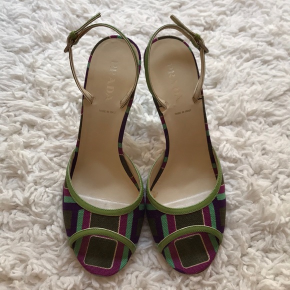 prada rhinestone shoes